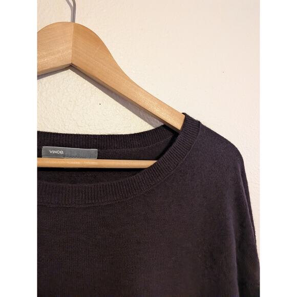 Vince. Dark purple knit sweater size small - Picture 3 of 7